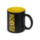 Кружка с покрытием для гравировки Subcolor BLK, черный/желтый Кружка с покрытием для гравировки Subcolor BLK, черный/желтый