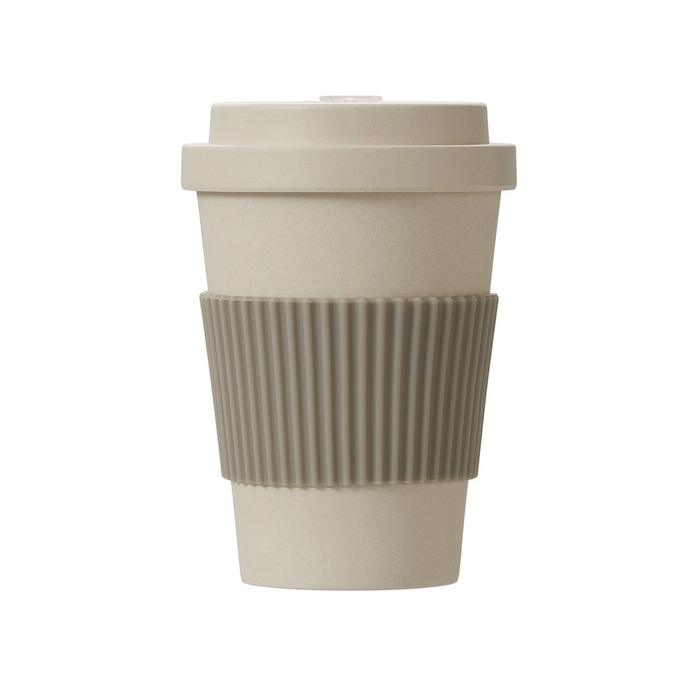 Термокружка Muffin из натуральных волокон, бежевый