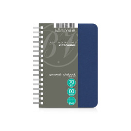 Бизнес - блокнот А6 (99 х 139 мм.) xPro 80 л., синий