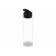 Бутылка для воды Plain 2 630 мл, прозрачный/черный