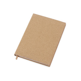 Блокнот из пробки А5 Passiflora, твердая обложка, 80 листов 80 гр/м2 переработанной белой бумаги,