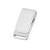 Флеш-карта USB 2.0 16 Gb с магнитным замком Vigo, белый/серебристый