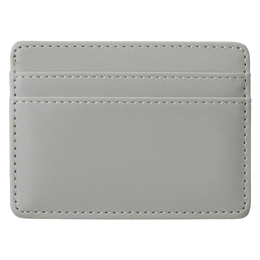 Картхолдер для двух карт и наличных денег с зажимом Crave, светло-серый