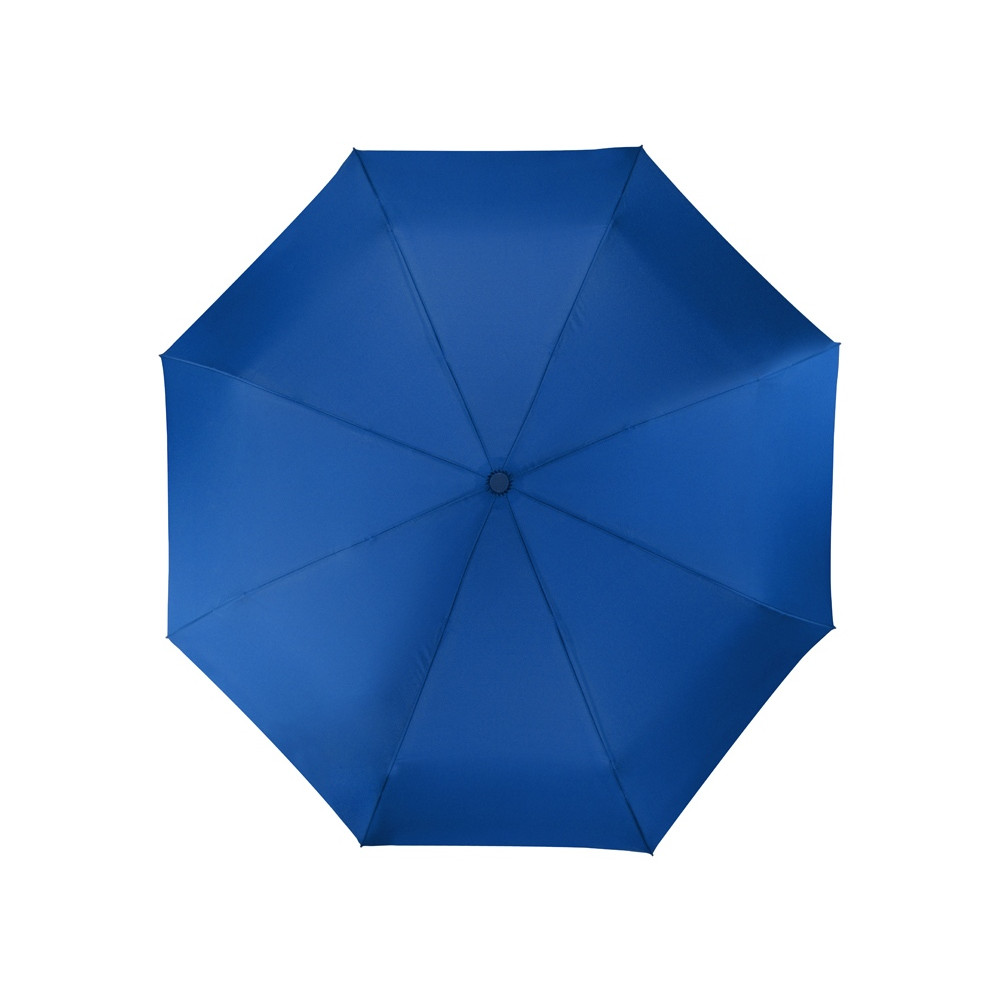Зонт складной Irvine, полуавтоматический, 3 сложения, с чехлом, синий