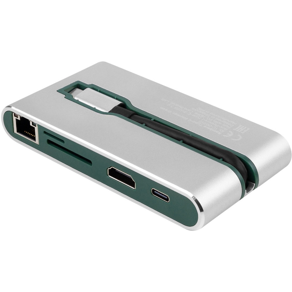 Хаб USB Rombica Type-C Hermes Green