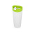 Термокружка Brite 500мл, белый/зеленое яблоко