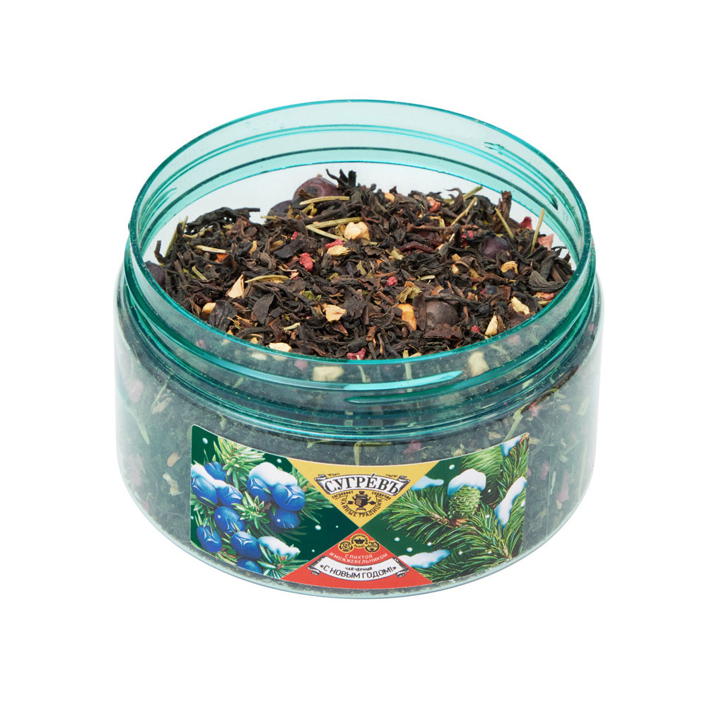 Чай С НОВЫМ ГОДОМ ! с пихтой, можжевельником и пряностями 55 г.