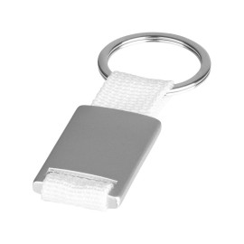 Брелок Alvaro, серебристый/белый