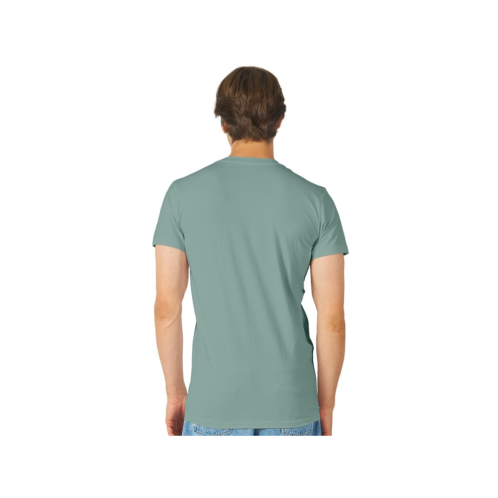 Футболка HD Fit короткий рукав с эластаном, припылено-бирюзовый