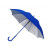 Зонт-трость Silver Color полуавтомат, синий/серебристый