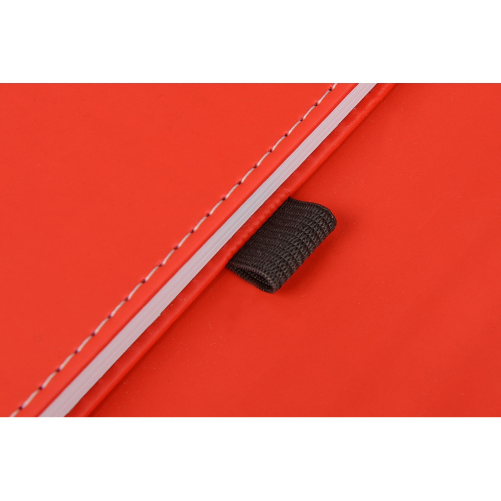Блокнот A5 Horsens с шариковой ручкой-стилусом, красный