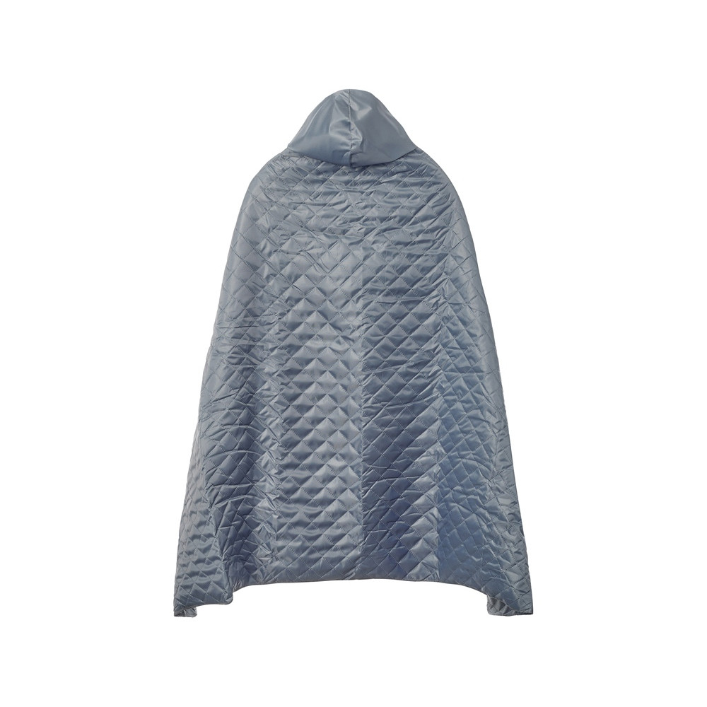 Пончо Cappy с капюшоном на липучке в мешке, серый