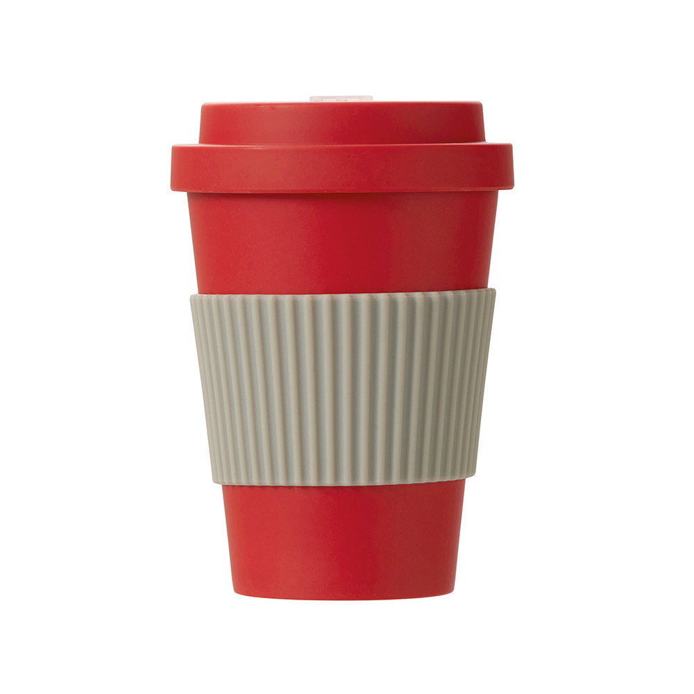 Термокружка Muffin из натуральных волокон, красный