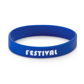 Силиконовый браслет Forest 202*12 мм, синий