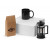 Подарочный набор с чаем, кружкой и френч-прессом Чаепитие, черный