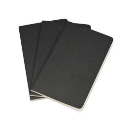 Записная книжка Moleskine Cahier (нелинованный, 3 шт.), Large (13х21см), черный Записная книжка Moleskine Cahier (нелинованный, 3 шт.), Large (13х21см), черный
