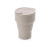 Силиконовый складной стакан GoCup, бежевый