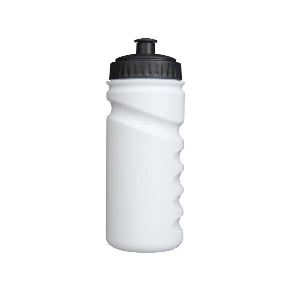 Спортивная бутылка Easy Squeezy - белый корпус, цвет черный;белый