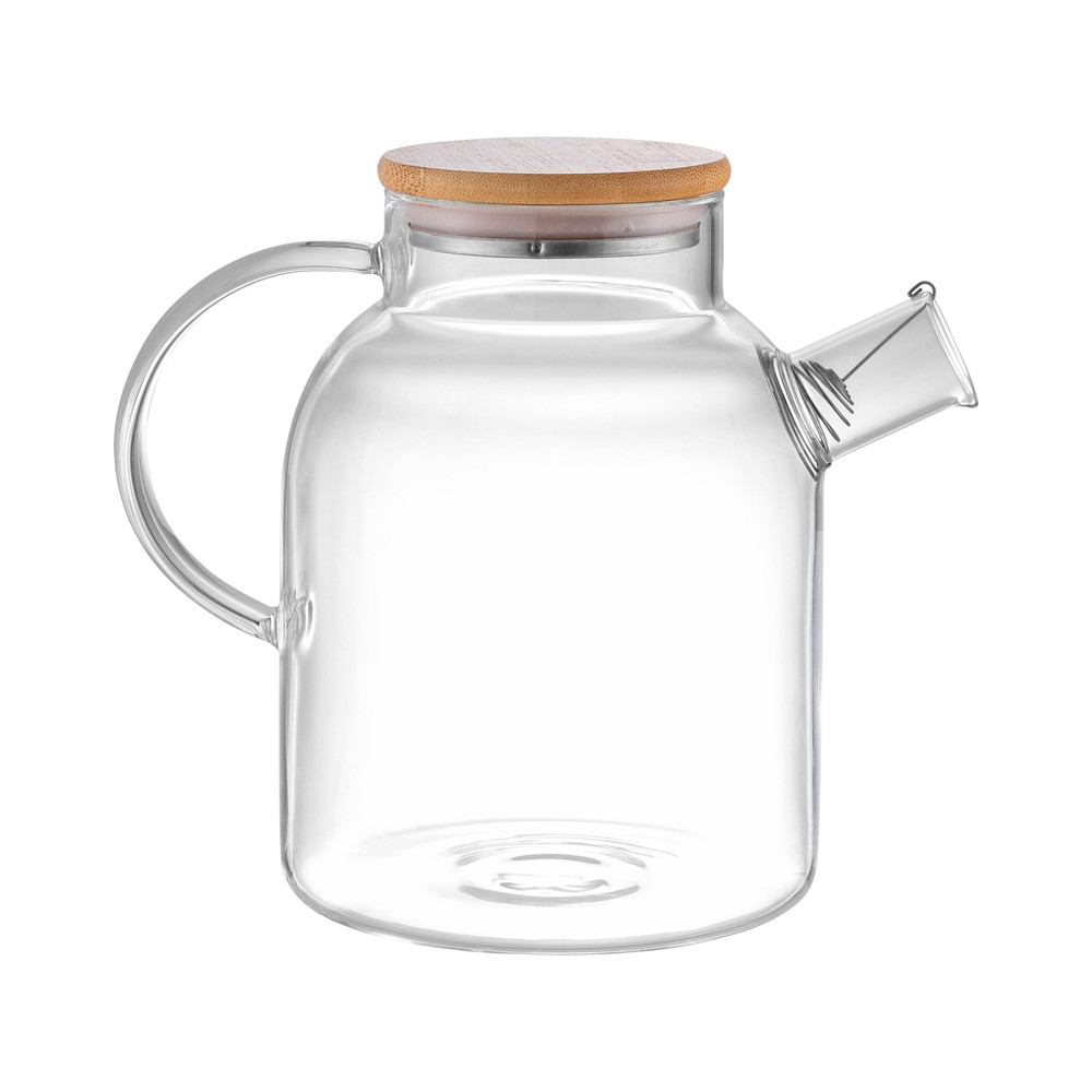 Стеклянный чайник с бамбуковой крышкой Sencha M