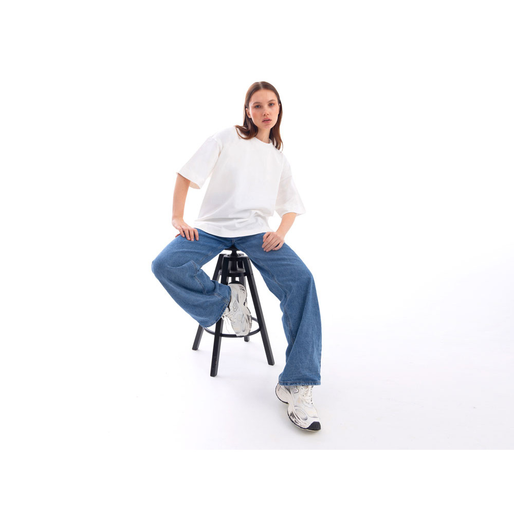 Футболка оверсайз Beta.01 унисекс, молочный