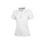 Calgary женская футболка-поло с коротким рукавом, белый
