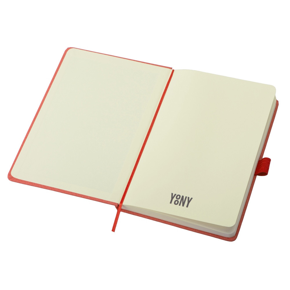 Блокнот А5 Snow Hard твердая обложка, 80 листов 70 гр/м2, красный