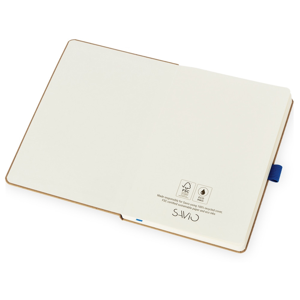 Блокнот Sevilia Hard, твердая обложка из крафта A5, 80 листов, крафтовый/синий