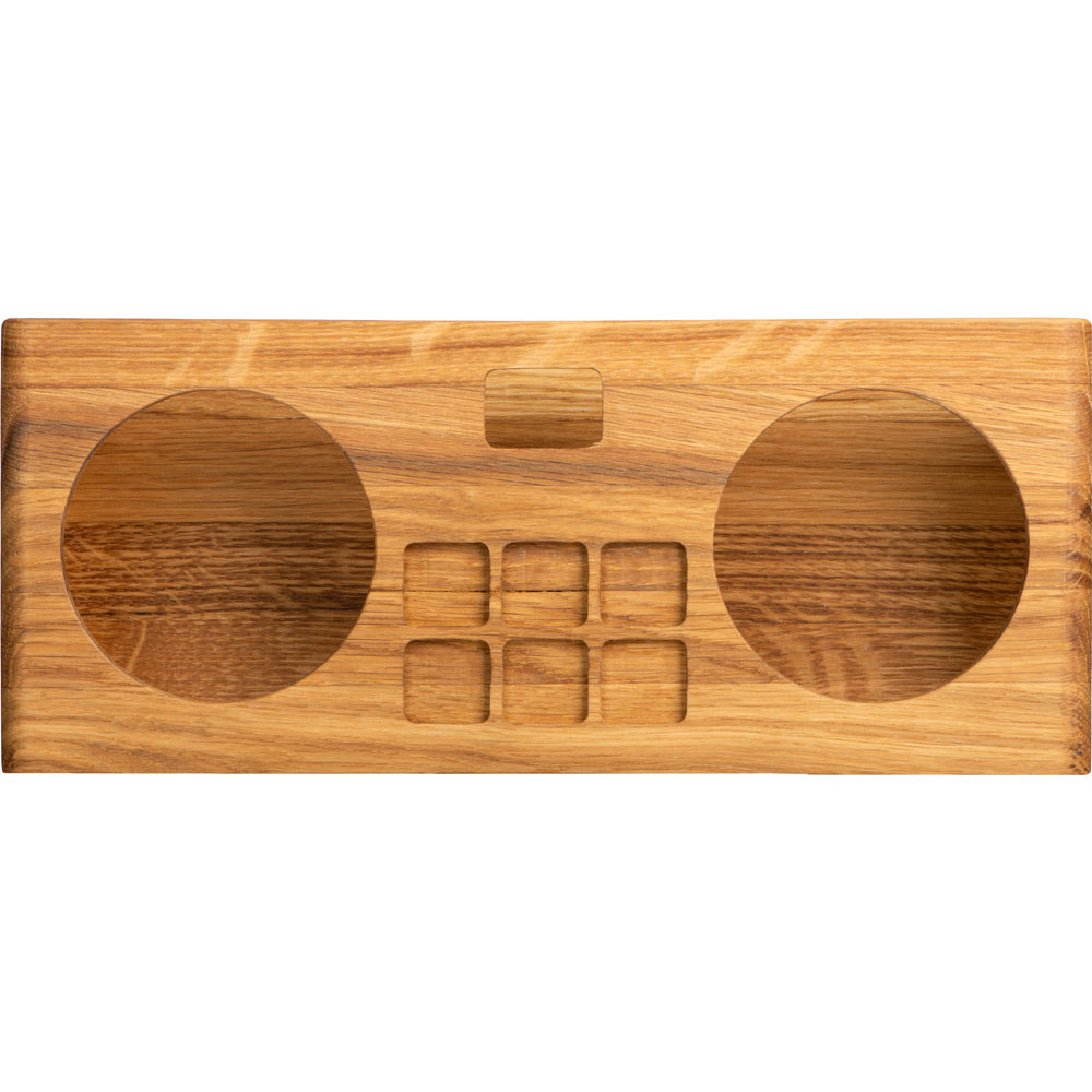 Набор для виски и коктейлей на подставке из дуба Whiskey Party