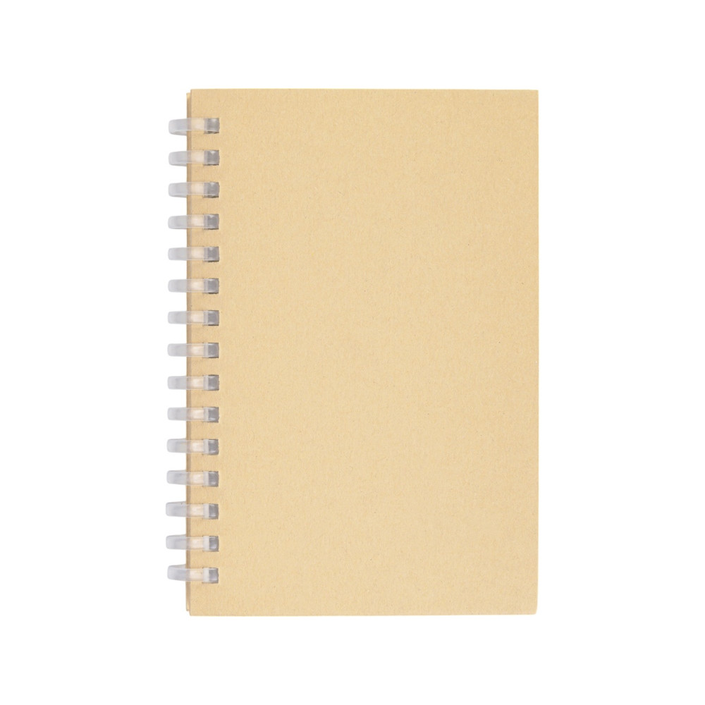 Блокнот на мягкой спирали А6 Sahara, 60 листов 70 гр/м2, натуральный