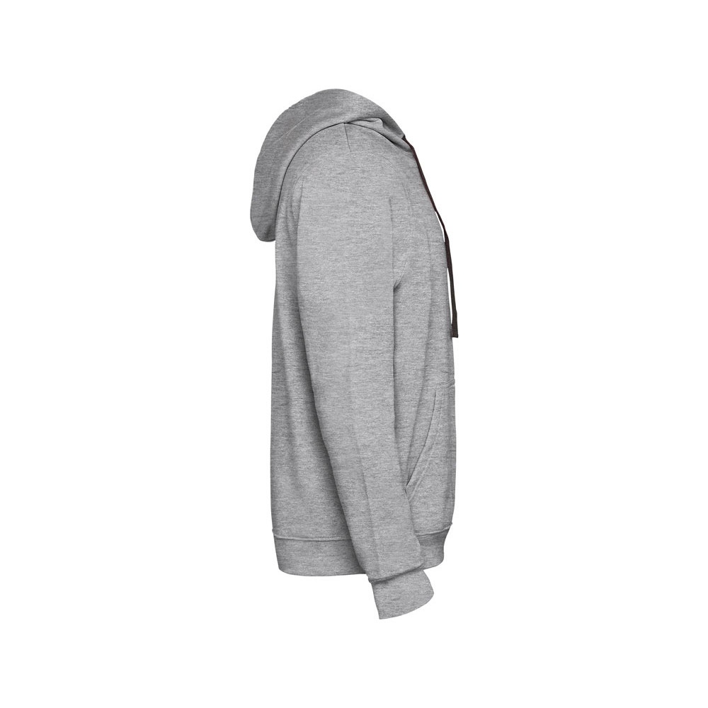 Толстовка с капюшоном Urban мужская, серый меланж/черный, цвет серый меланж