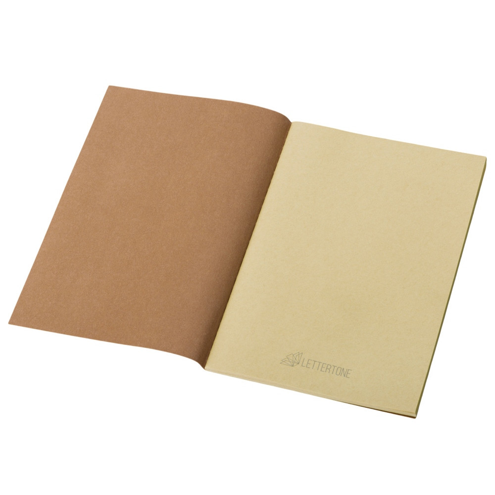 Блокнот Monet, гибкая обложка A5 из моющегося крафта, 32 листа, натуральный