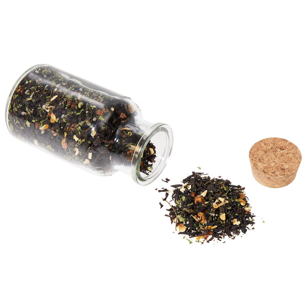 Сокочай чёрный Ананас, клубника, мята, мёд, лимон, 65 г.