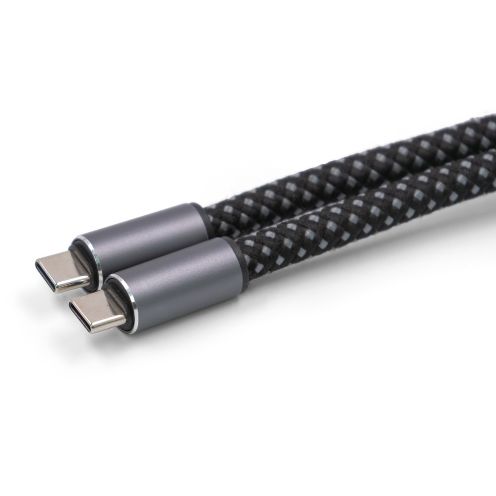 Ремешок-держатель для телефона с зарядным кабелем USB-C - USB-C Lany Wristband Charge Eco, серый