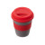 Стакан с силиконовой крышкой Cafe, красный Стакан с силиконовой крышкой Cafe, красный