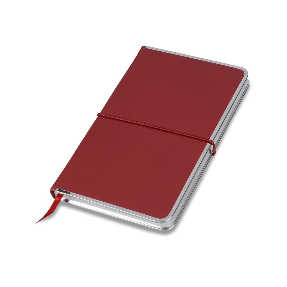 Подарочный набор Silver Sway с ручкой и блокнотом А5, красный