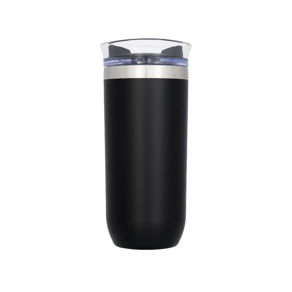 Вакуумная герметичная термокружка Twist, черный