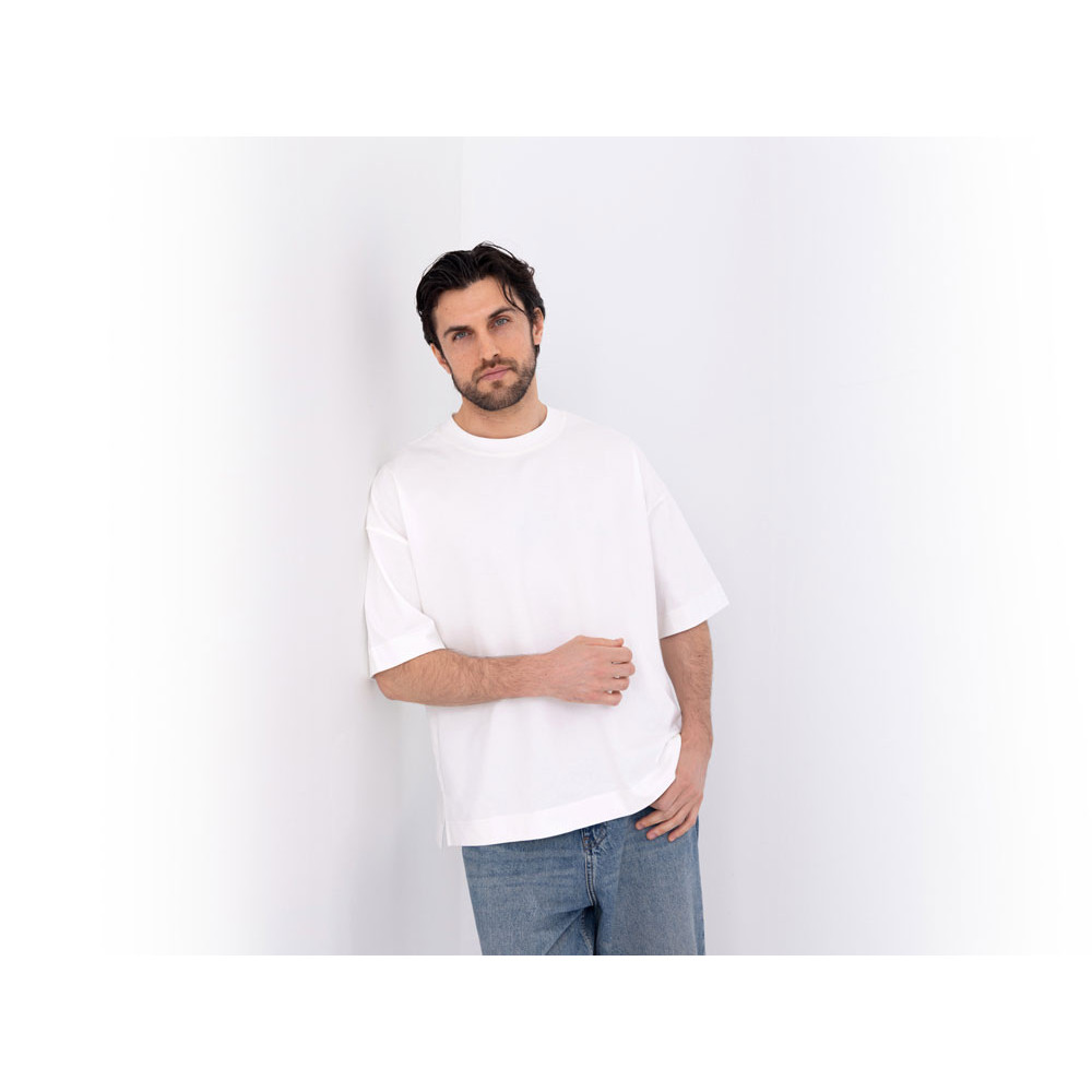 Футболка оверсайз Beta.01 унисекс, молочный