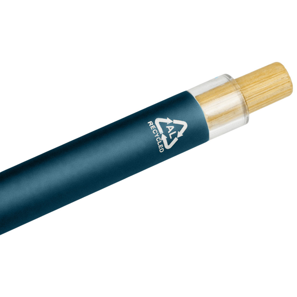 Ручка из переработанного алюминия Blossom, полуночный синий