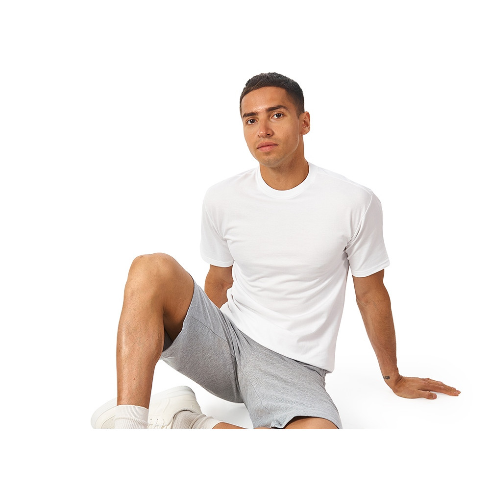 Футболка из френч терри Warsaw унисекс 220гр, белый