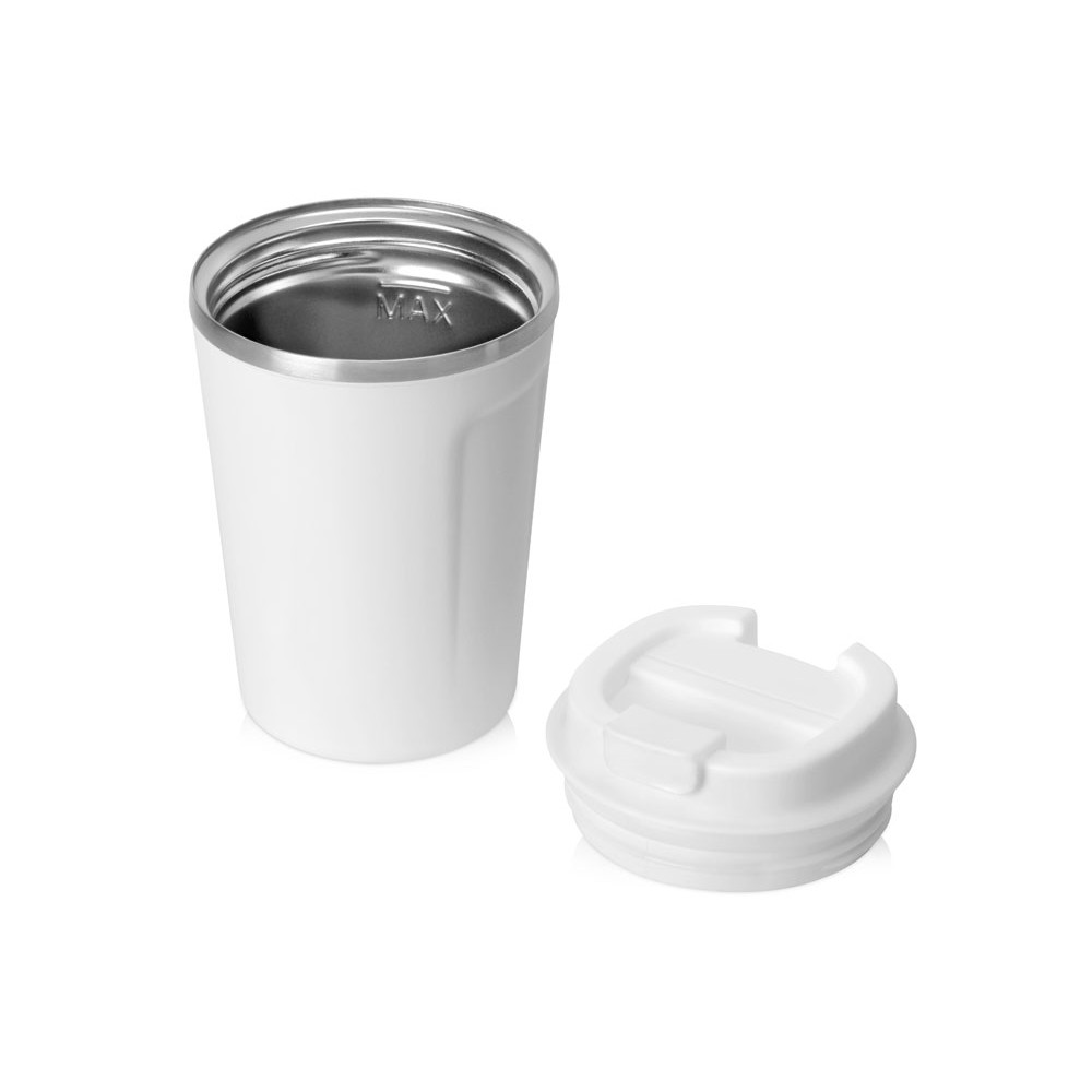 Термокружка CAFe COMPACT, 380 мл, белый