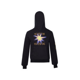 Худи Warsaw, унисекс, черный, ДТФ текстиль и термотрансфер