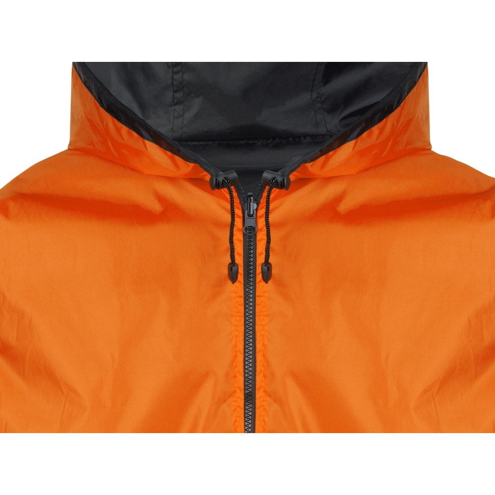 Дождевик Bi-color унисекс, оранжевый/черный