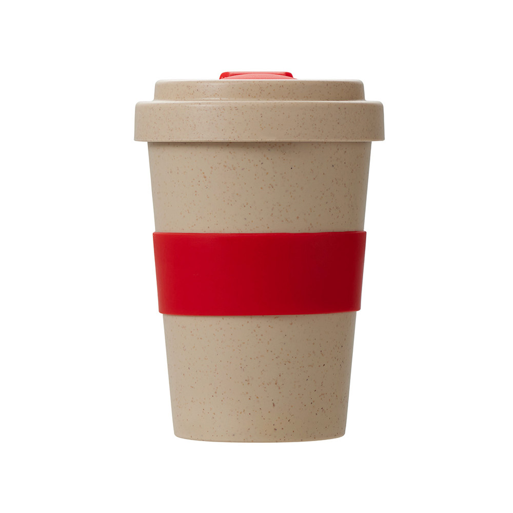 Стакан из пшеничного волокна Flava, красный