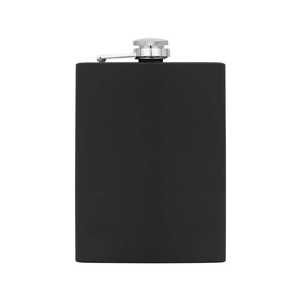 Фляжка 240 мл Remarque soft touch, 304 сталь, черный