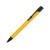 Ручка металлическая шариковая Crepa, желтый/черный
