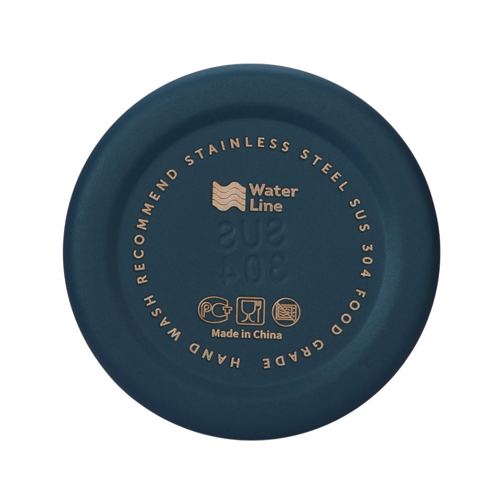 Стальная бутылка Rely, 650 мл, NEW темно-синий 295C матовый