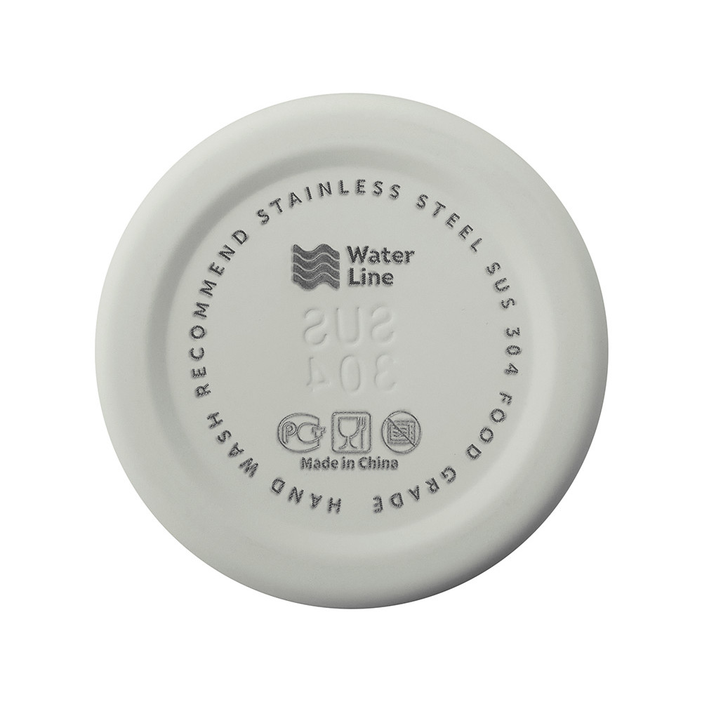 Стальная бутылка Rely, 650 мл, белый, off white