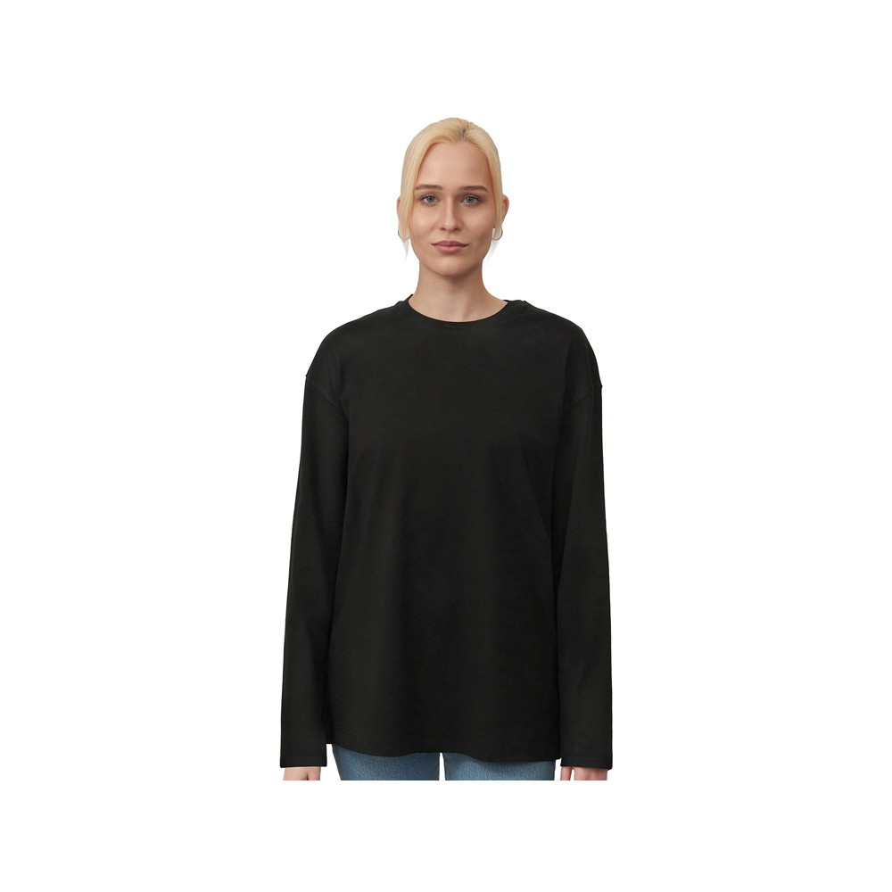 Лонгслив оверсайз Berlin унисекс, черный