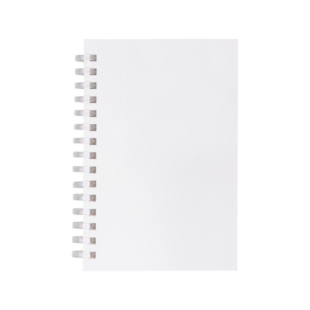 Блокнот на мягкой спирали А6 Sahara, 60 листов 70 гр/м2, белый