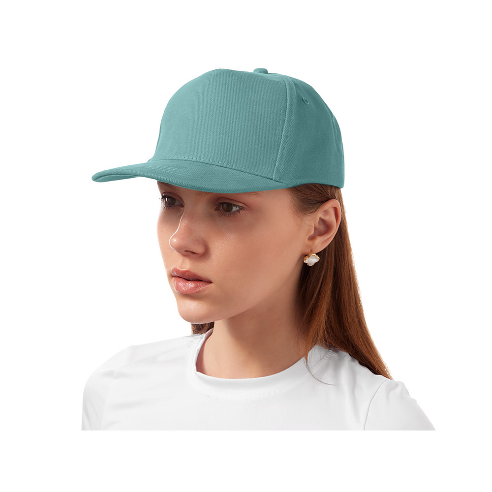 Бейсболка Florida 350 5-панельная, припылено-бирюзовый